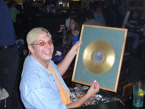 Blaze's First Gold Record - Courtesy of Andy