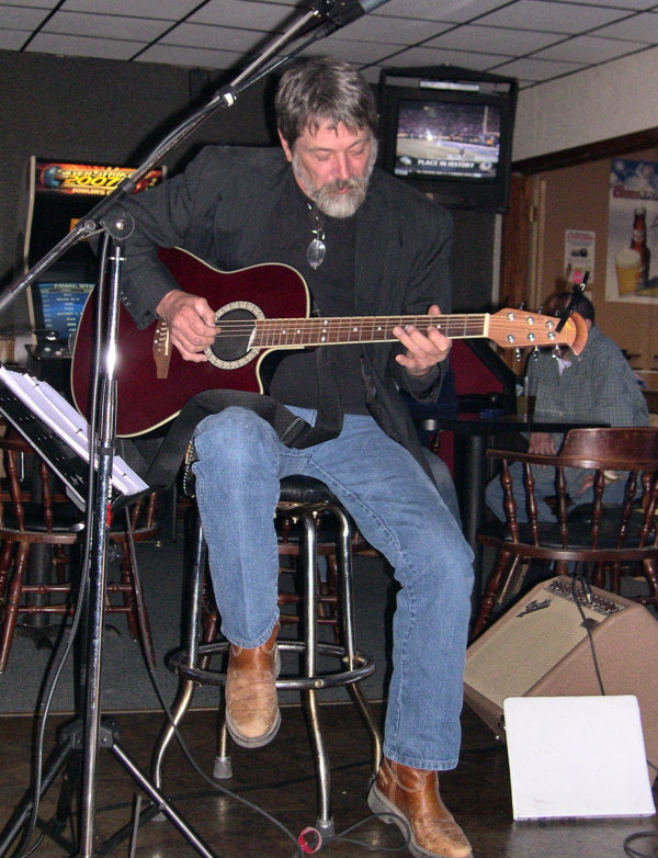 Pastor Steve playing Texas Flood