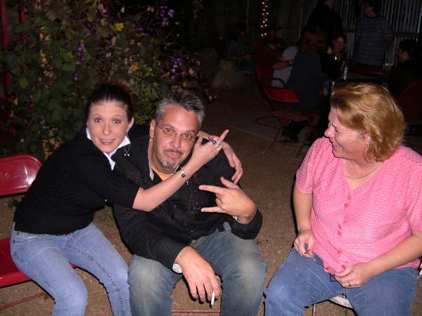 Goofing off and having fun